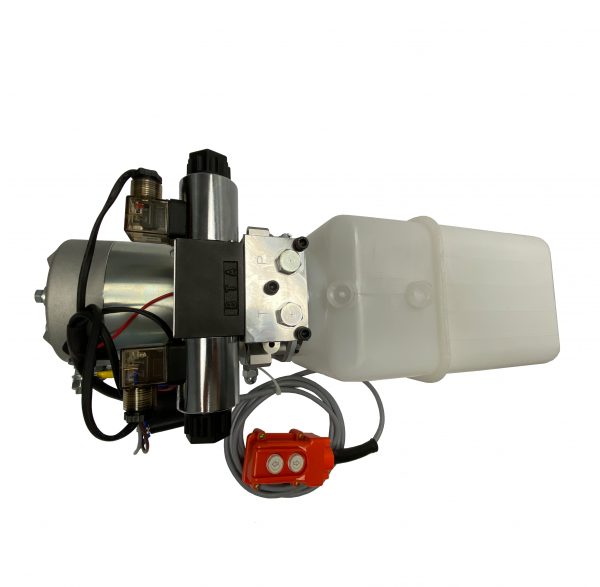 single acting 8 quarts plastic reservoir hydraulic power unit 12V DC by Hydro-Pack | Magister Hydraulics single acting 8 quarts plastic reservoir hydraulic power unit 12V DC by Hydro-Pack | Magister Hydraulics
