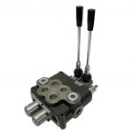 2 spool x 32 GPM hydraulic control valve, monoblock cast iron valve | Magister Hydraulics
