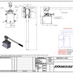 Hydraulic Hand Pump Single Acting 1.5 CID diagram