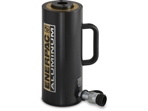 Single Port Enerpac RCH-306 Single-Acting Hollow-Plunger Hydraulic Cylinder with 30 Ton Capacity 6.13 Stroke Length