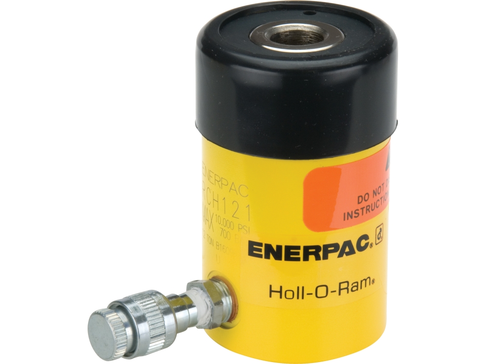Enerpac RCH120 | Hollow Plunger Hydraulic Cylinder, Single Acting, Aluminum, 12-Ton, 0.31" Stroke | Magister