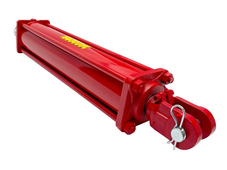 3.5 bore x 32 stroke CROSS hydraulic cylinder, tie rod double acting cylinder DB series | CROSS MANUFACTURING 3.5 bore x 32 stroke CROSS hydraulic cylinder, tie rod double acting cylinder DB series | CROSS MANUFACTURING