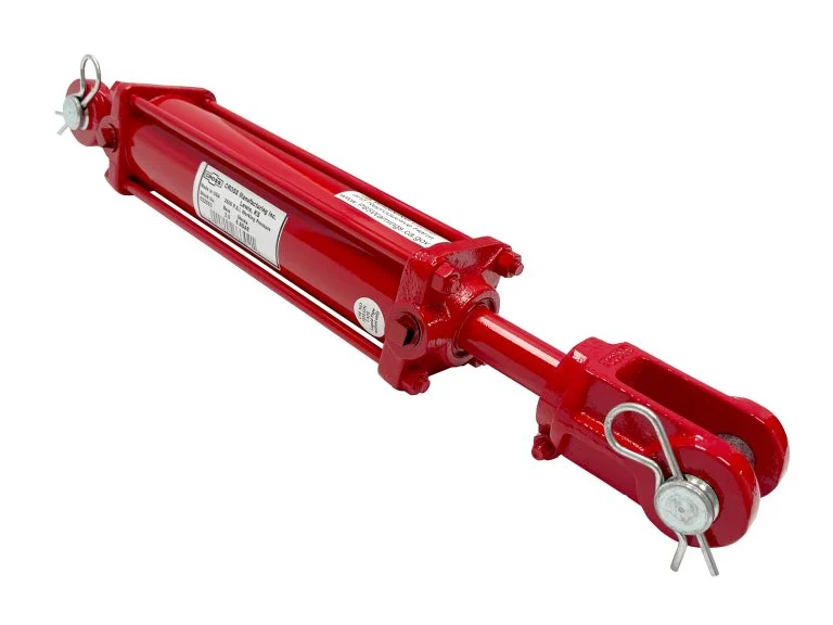 2.5 bore x 8 ASAE stroke CROSS hydraulic cylinder, tie rod double acting cylinder DB series | CROSS MANUFACTURING 2.5 bore x 8 ASAE stroke CROSS hydraulic cylinder, tie rod double acting cylinder DB series | CROSS MANUFACTURING