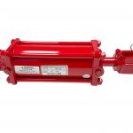 3.5 bore x 8 stroke CROSS rephasing hydraulic cylinder, tie rod double acting cylinder DR series | CROSS MANUFACTURING