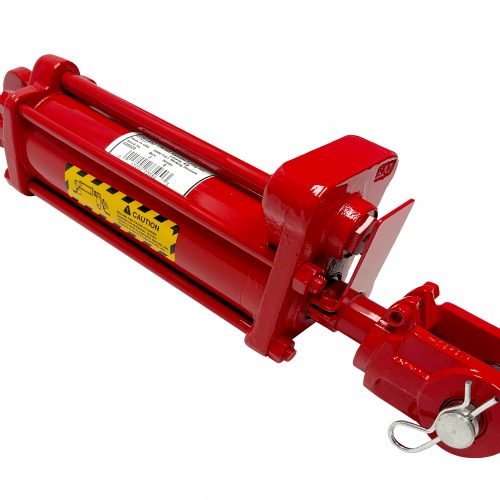 3.5 bore x 8 stroke CROSS hydraulic cylinder with depth control, tie rod double acting cylinder DC series | CROSS MANUFACTURING 3.5 bore x 8 stroke CROSS hydraulic cylinder with depth control, tie rod double acting cylinder DC series | CROSS MANUFACTURING