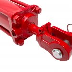 3.75 bore x 8 stroke CROSS rephasing hydraulic cylinder, tie rod double acting cylinder DR series | CROSS MANUFACTURING