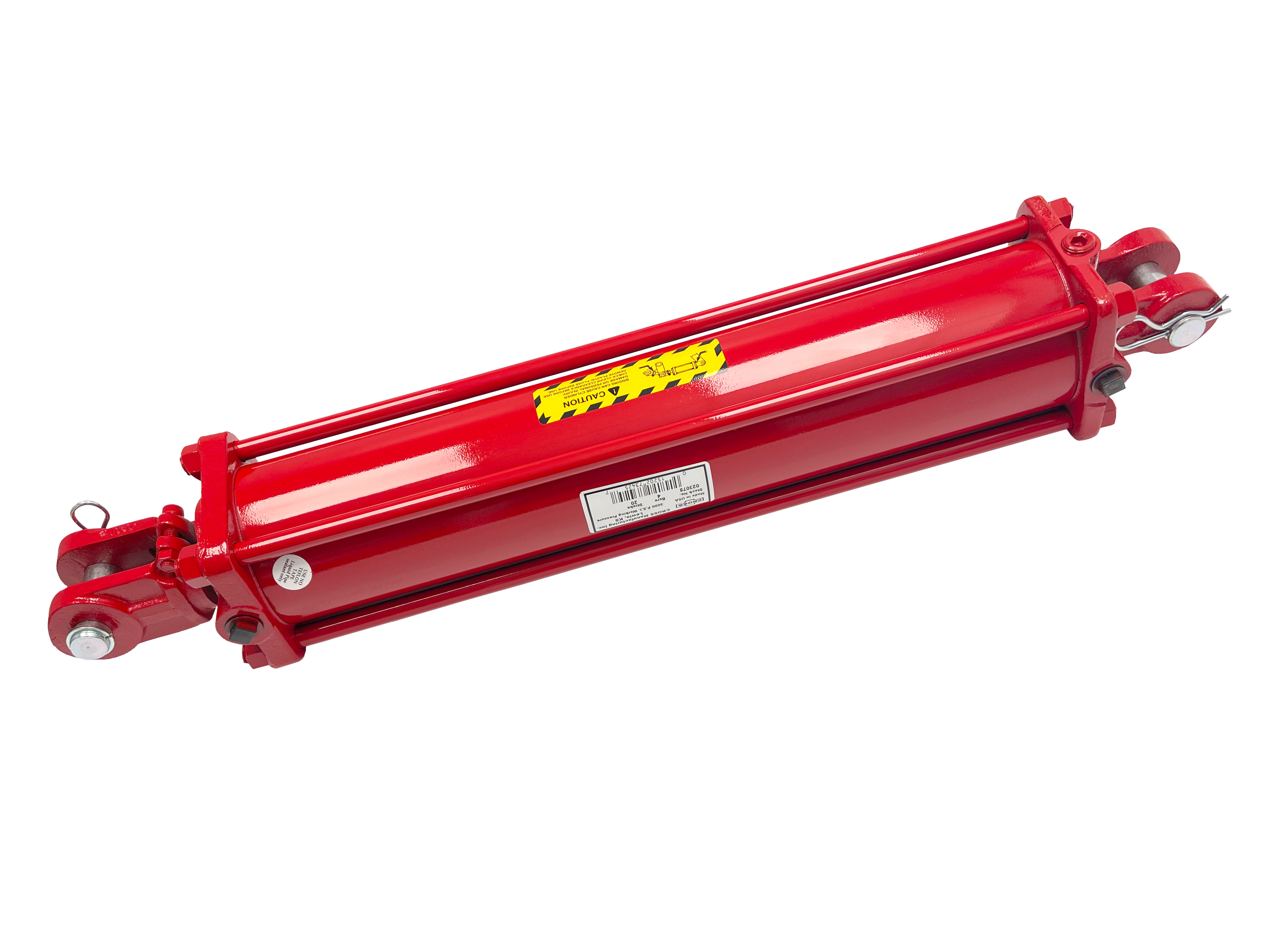 3.5 bore x 20 stroke CROSS hydraulic cylinder, tie rod double acting cylinder DB series | CROSS MANUFACTURING