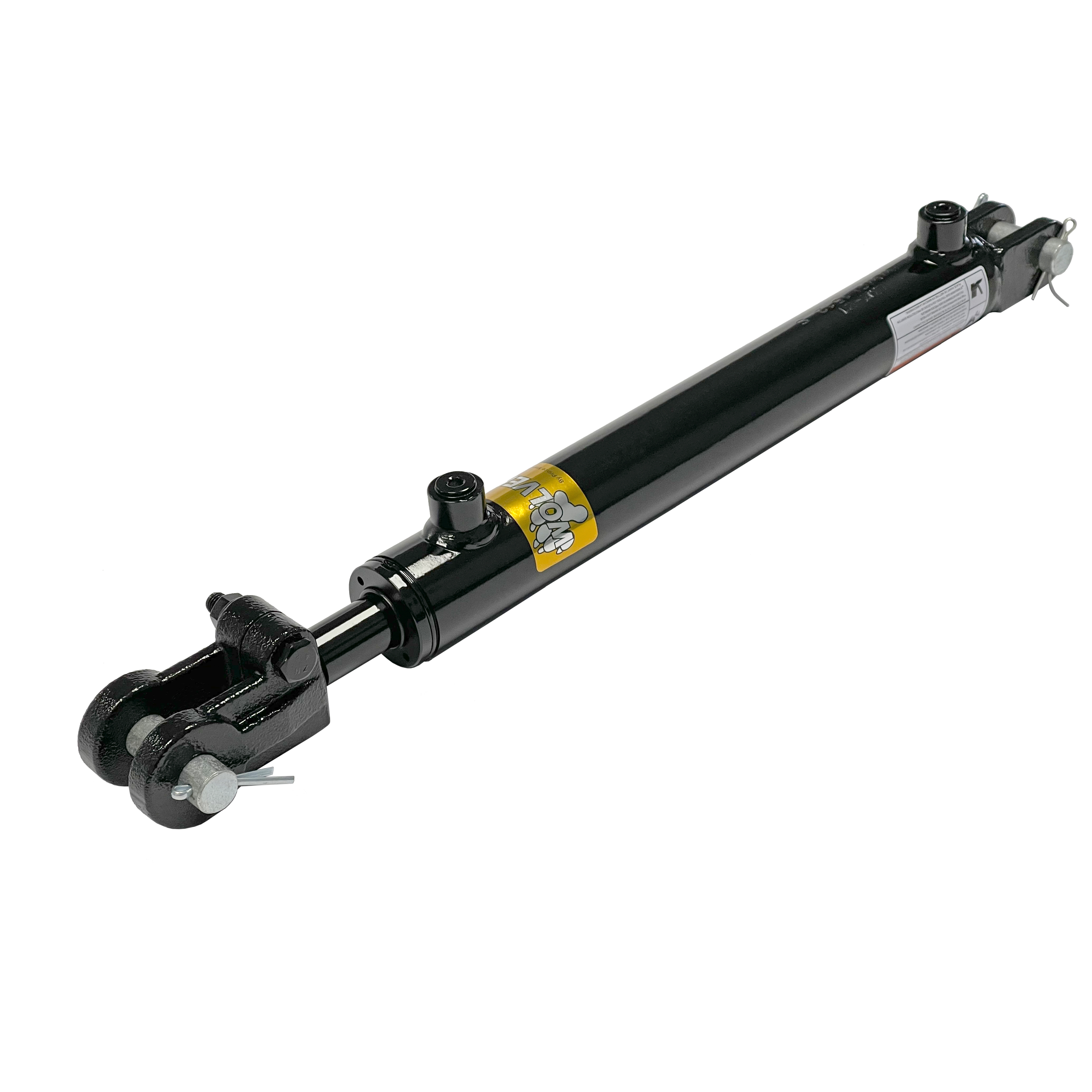 1.5 bore x 12 stroke Clevis hydraulic cylinder, welded Clevis double acting cylinder | Prince Hydraulics