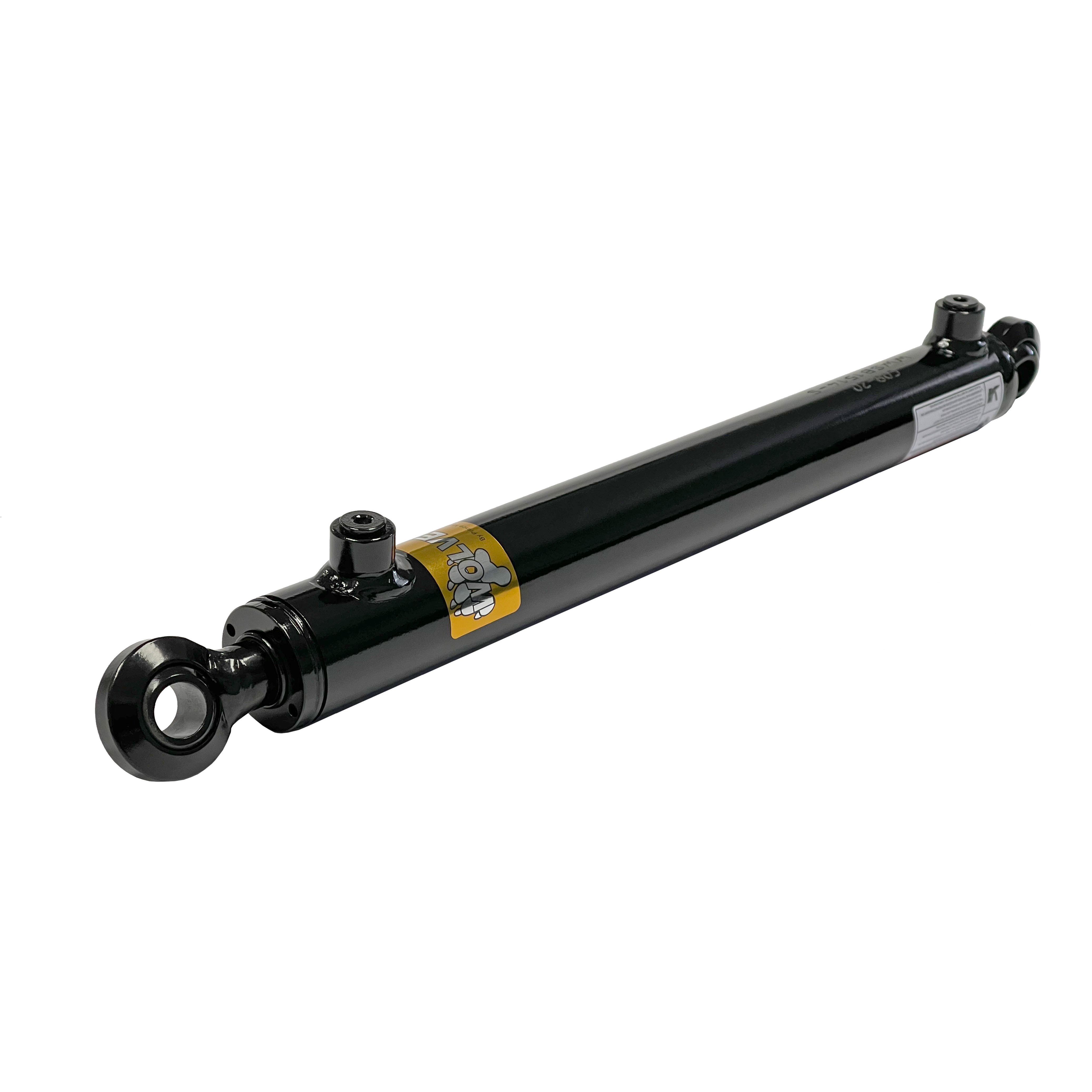 1.5 bore x 16 stroke swivel eye hydraulic cylinder, welded swivel eye double acting cylinder | Prince Hydraulics