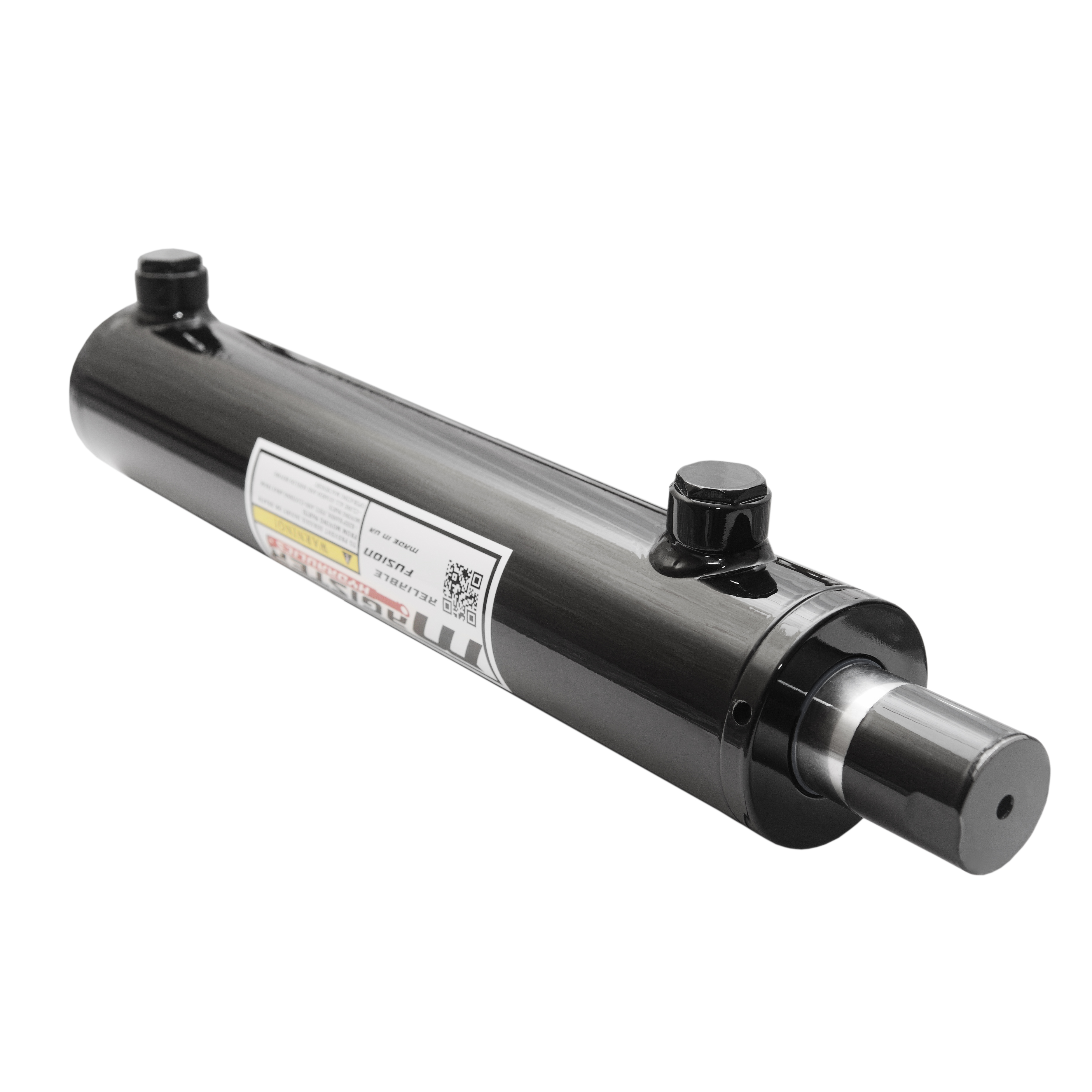 2 bore x 18 stroke hydraulic cylinder, welded universal double acting cylinder | Magister Hydraulics