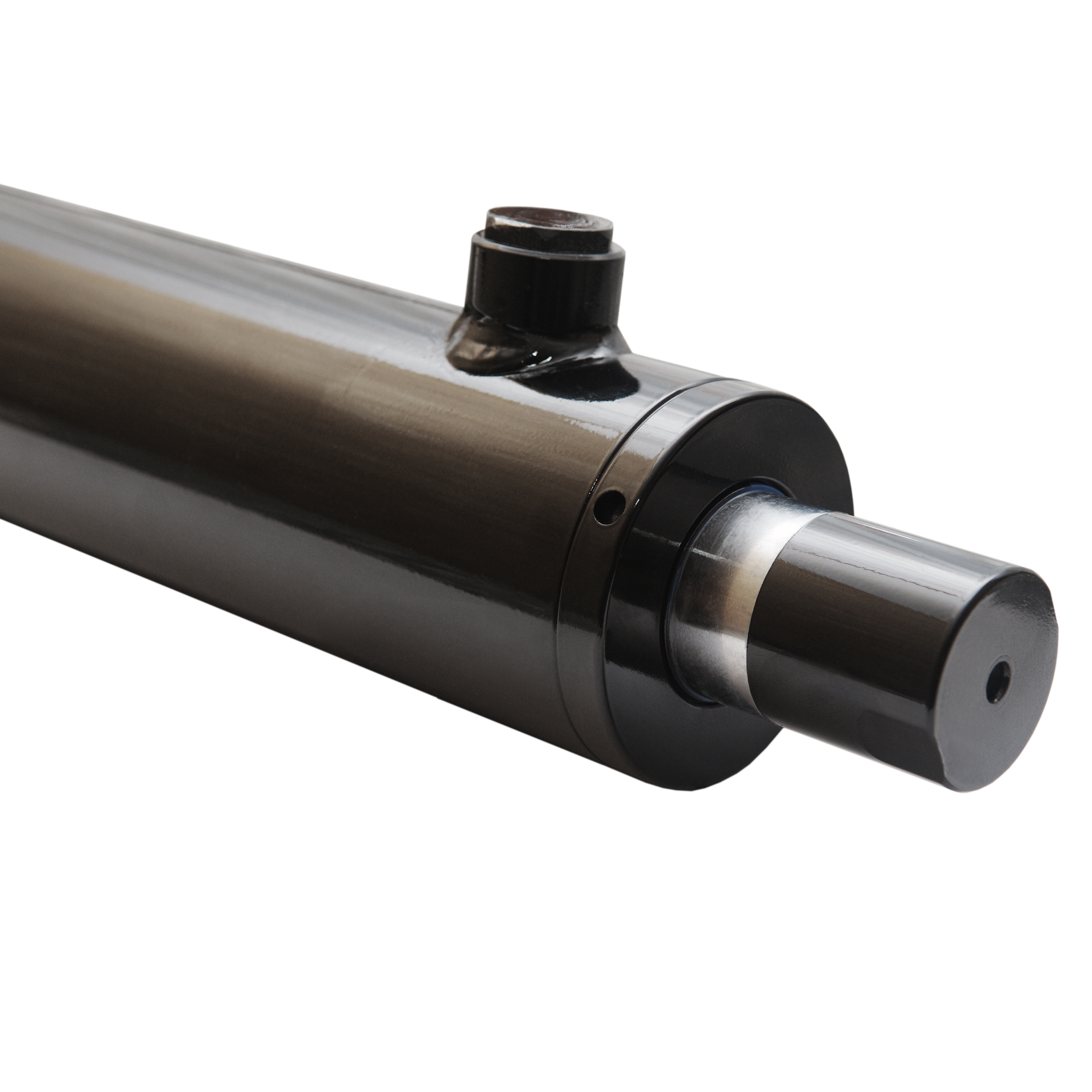2.5 bore x 18 stroke hydraulic cylinder, welded universal double acting cylinder | Magister Hydraulics