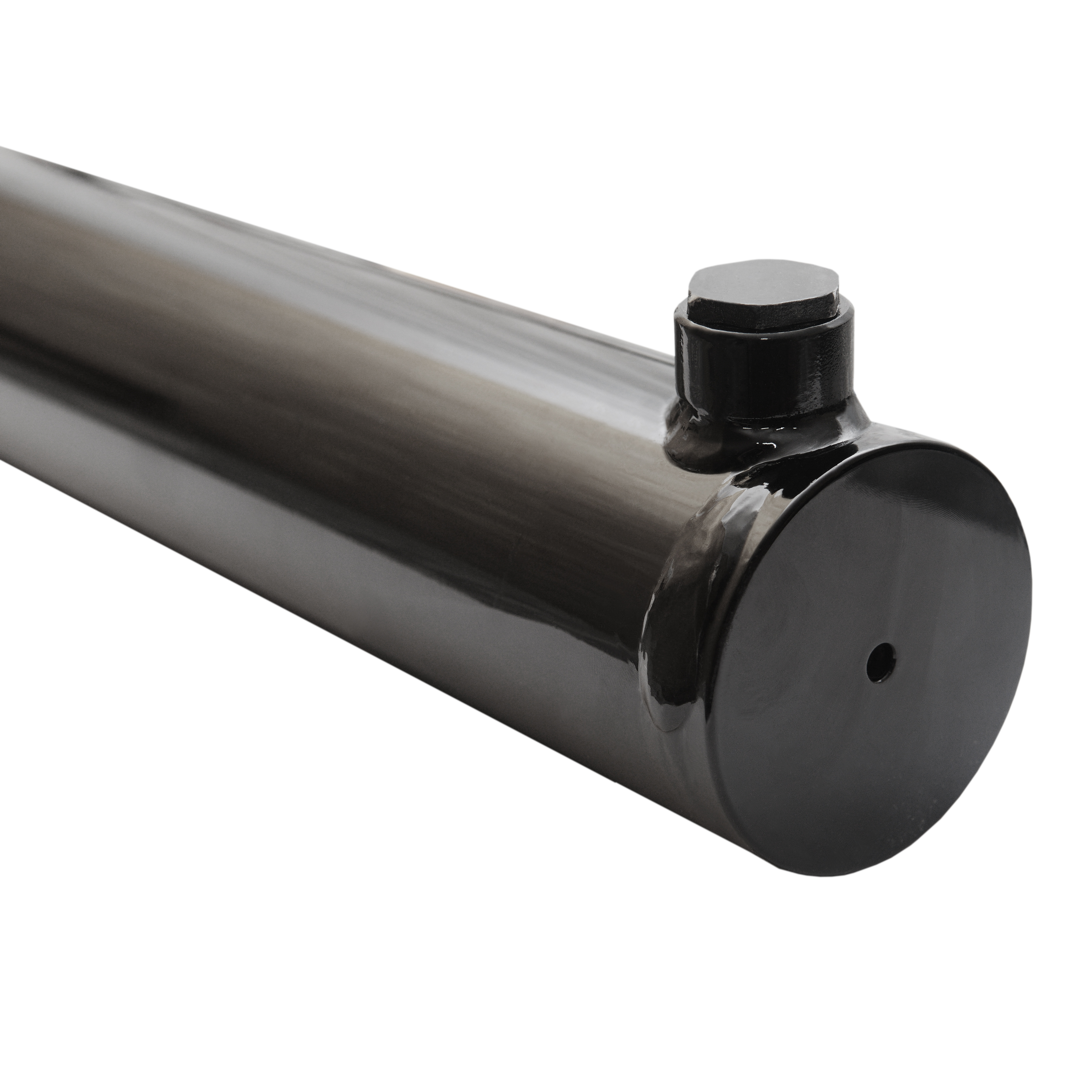 2.5 bore x 18 stroke hydraulic cylinder, welded universal double acting cylinder | Magister Hydraulics