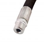 Hydraulic Hose Assembly, 18" x 3/8" NPT, Male Straight Fittings | Magister Hydraulics