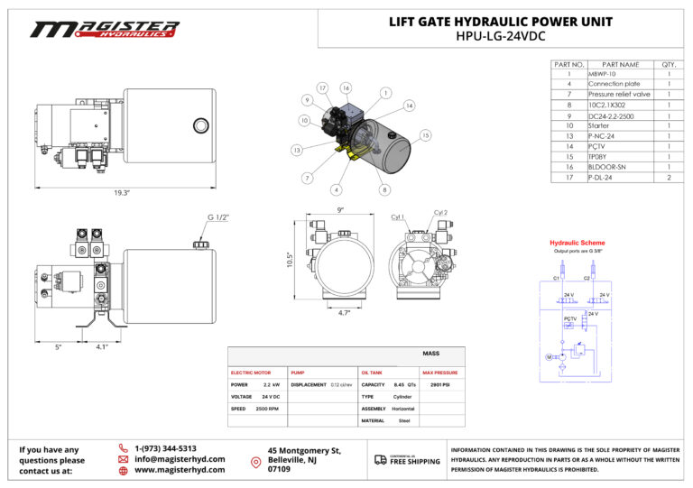 HPU-LG-24VDC-drawing
