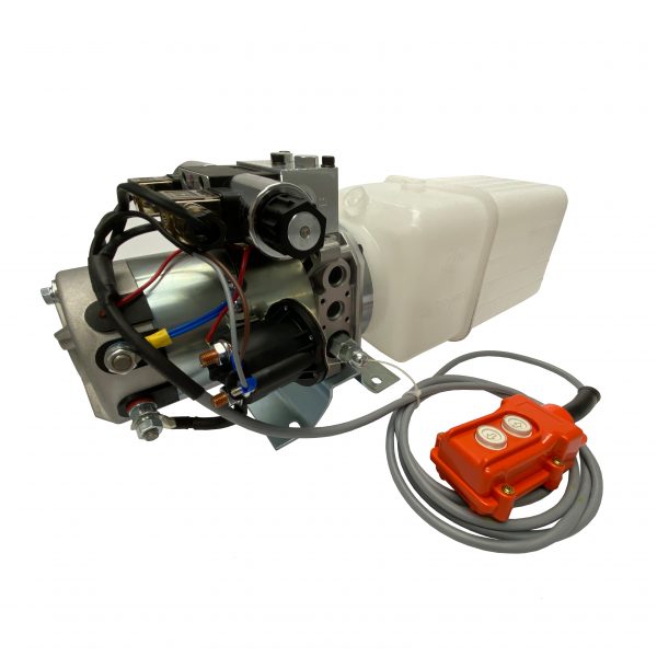 double acting 4 quarts plastic reservoir hydraulic power unit 12V DC by Hydro-Pack double acting 4 quarts plastic reservoir hydraulic power unit 12V DC by Hydro-Pack