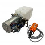 single acting 4 quarts plastic reservoir hydraulic power unit 12V DC by Hydro-Pack