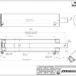 5" bore x 21.5" stroke hoist hydraulic cylinder drawing