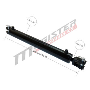 3" bore x 24" stroke ag clevis hydraulic cylinder