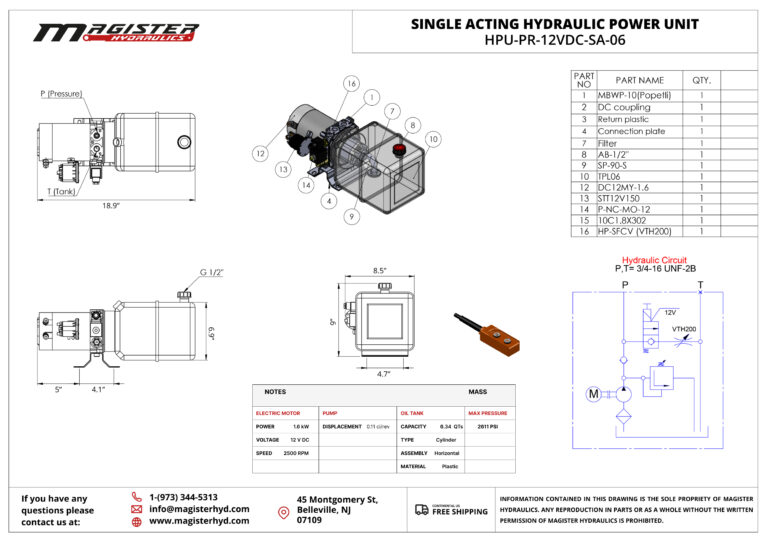HPU-PR-12VDC-SA-06-drawing