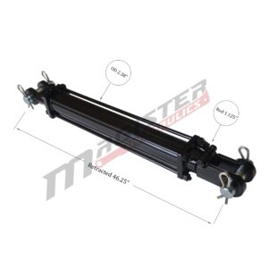 2" bore x 36" stroke tie rod hydraulic cylinder