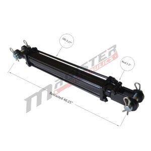 3" bore x 30" stroke tie rod hydraulic cylinder