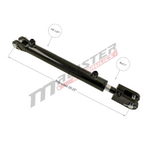 1.5" bore x 10" stroke clevis hydraulic cylinder