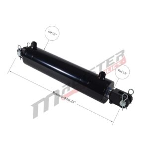 5" bore x 48" stroke clevis hydraulic cylinder