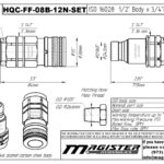 2 HQC-FF-08B-12N-SET (8-3.4 NPT)
