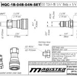 HQC-1В-04B-04N-SET (1В4-1.4 NPT)