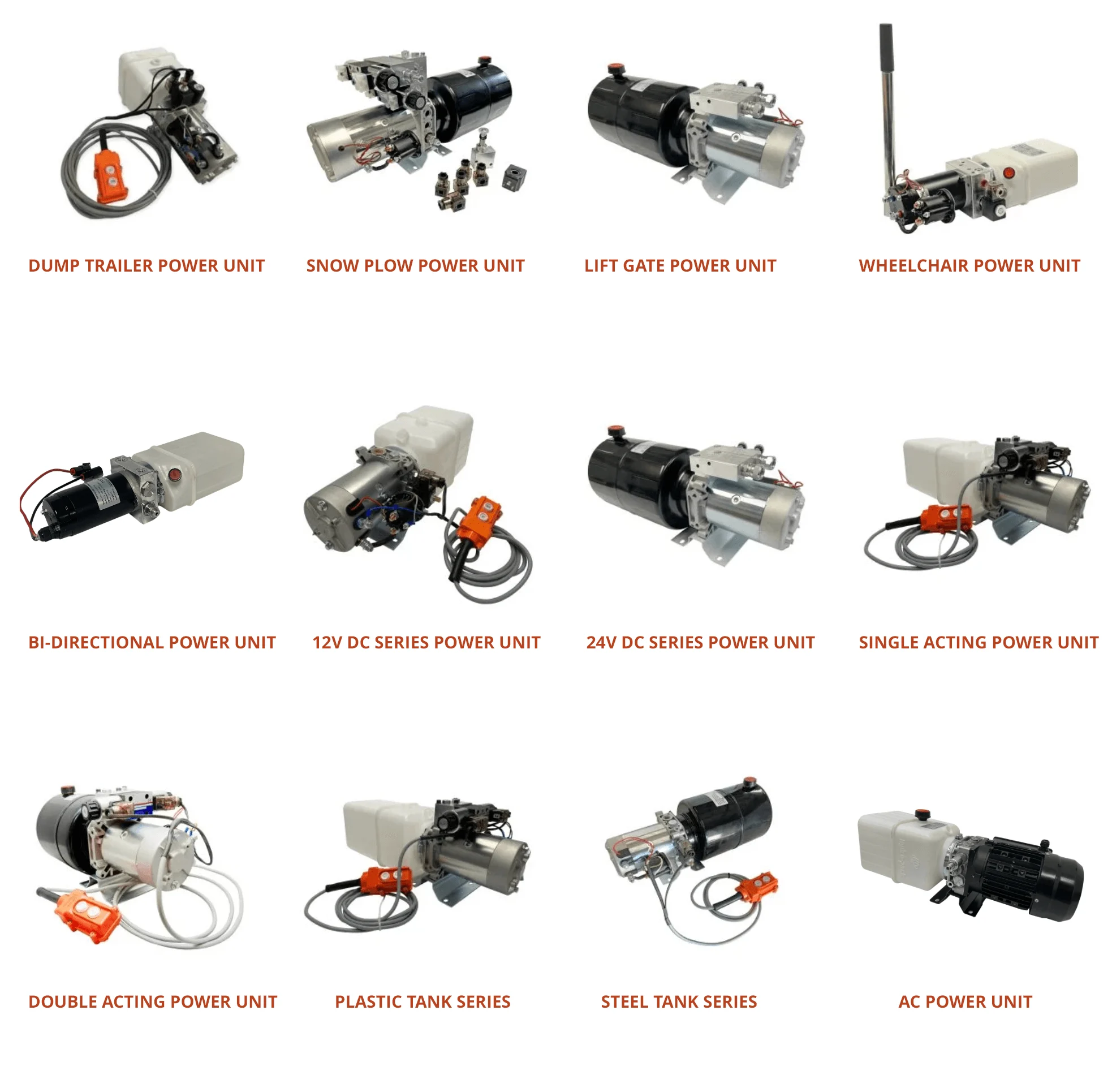 Hydraulic power units