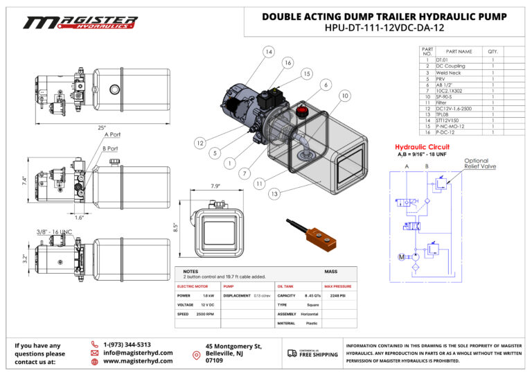 HPU-DT-111-12VDC-DA-12-drawing