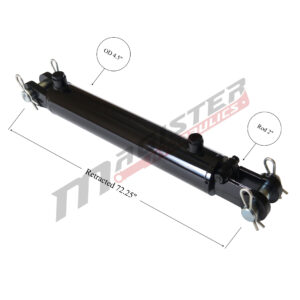 4" bore x 60" stroke clevis hydraulic cylinder