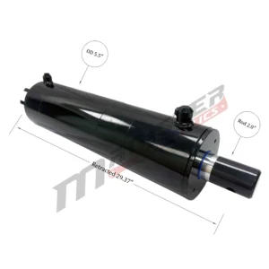 5" bore x 21.5" stroke Dump Hoist Hydraulic Cylinder