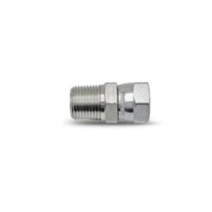 3/8" NPT Male x 3/8" NPT Female Straight SAE Adapter Swivel
