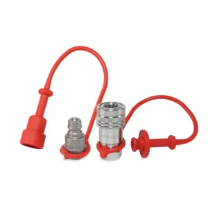 1/4″ ISO 7241-A Quick Disconnect Hydraulic Couplers Set - 1/4″ NPT Port