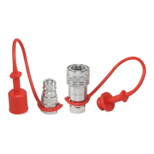 3/8″ ISO 7241-A Quick Disconnect Hydraulic Couplers Set - 3/8″ NPT Port
