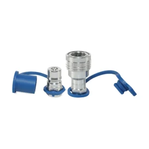 1/2″ ISO 7241-B Quick Disconnect Hydraulic Couplers Set - 1/2″ NPT Port