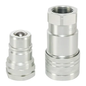 1″ AG Hydraulic Quick Couplers Set - 1″ NPT Port