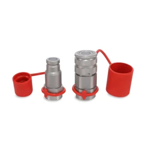 3/8″ Flat Face Hydraulic Quick Couplers Set - 3/8″ NPT Port