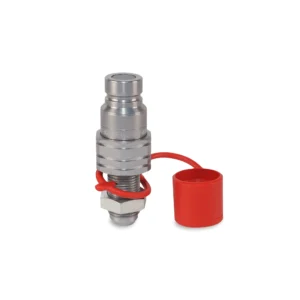 1/2″ Flat Face Hydraulic Quick Couplers Male - 5/8″ JIC Port Bulkhead Mount