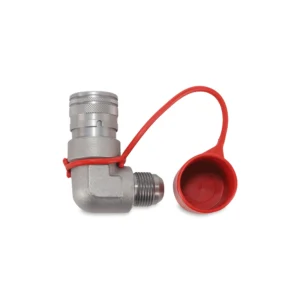 1/2″ 90 Degree Flat Face Hydraulic Quick Couplers Female - 3/4″ JIC Port