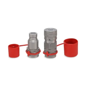1/2″ Flat Face Hydraulic Quick Couplers Set - 3/4″ NPT Port