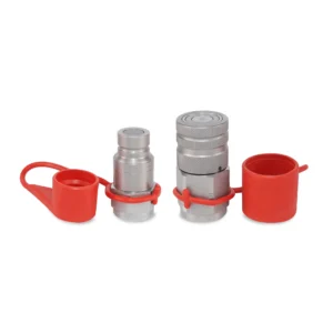 5/8″ Flat Face Hydraulic Quick Couplers Set - 3/4″ SAE Port