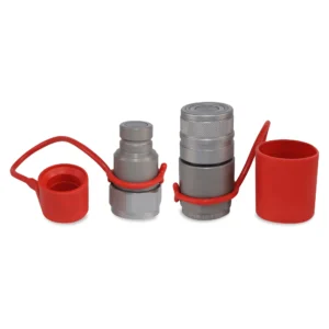 3/4″ Flat Face Hydraulic Quick Couplers Set - 3/4″ SAE Port