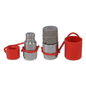 3/4″ Flat Face Hydraulic Quick Couplers Set - 1″ NPT Port