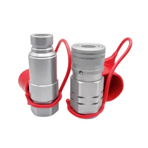 1/2″ Flat Face Connect Under Pressure Hydraulic Quick Couplers Set - 5/8″ SAE Port