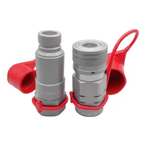 1/2″ Flat Face Connect Under Pressure Hydraulic Quick Couplers Set - 3/4″ NPT Port