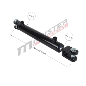 2" bore x 10" stroke ag clevis hydraulic cylinder
