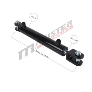 2" bore x 12" stroke ag clevis hydraulic cylinder