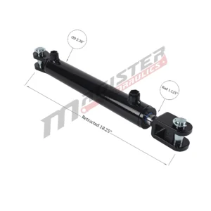 2" bore x 8" stroke ag clevis hydraulic cylinder
